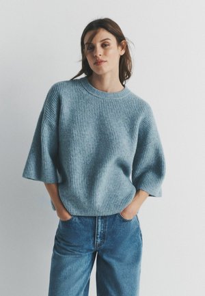 2 PACK CHUNKY - Pulóver - soft blue neutral cream