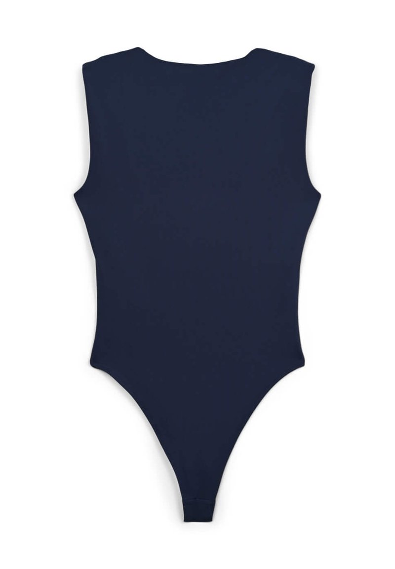 Chunpin Body da donna a maniche lunghe con scollo quadrato e doppio