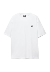WITH LOGO - T-shirt con stampa - white