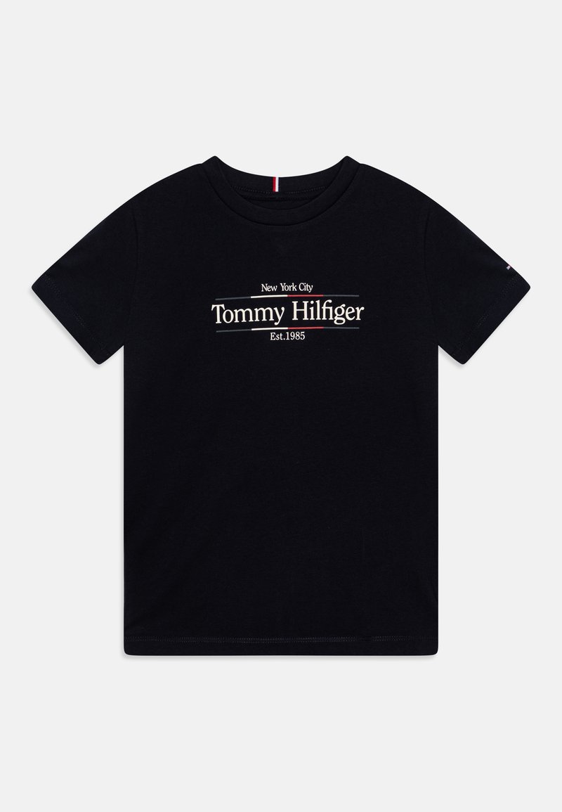 Tommy Hilfiger ICON PRINT REGULAR TEE - T-shirts print - desert sky