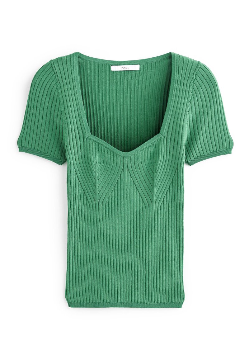 Next T-shirt basic groen