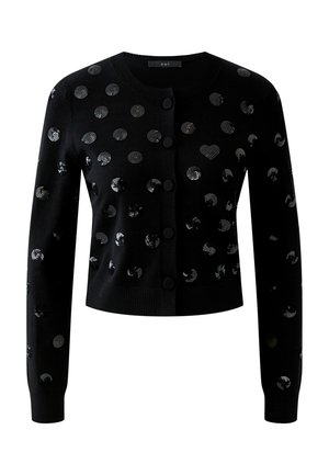 Oui, STRICKJACKE - Strickjacke - black