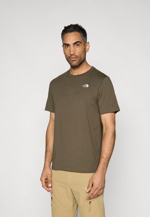 M EVOLUTION SIMPLE DOME REGULAR SHORT SLEEVE TEE - Camiseta básica - new taupe green