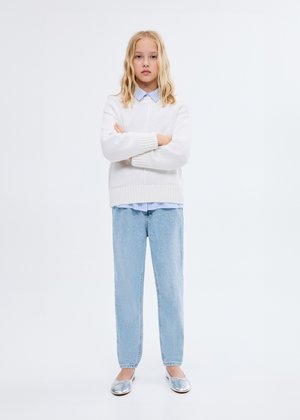 Mango Kids PAPERBAG - Ravne kavbojke - blue