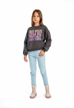 MINOTI CREW NECK STANDARD - Pusa - dark grey pink