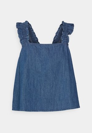Pieces Petite, Blouse - blue denim