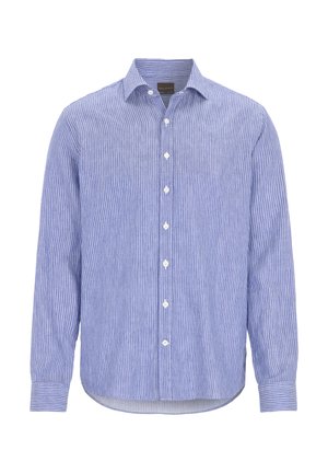Oscar Jacobson CUT AWAY STRIPE - Overhemd - baltic blue