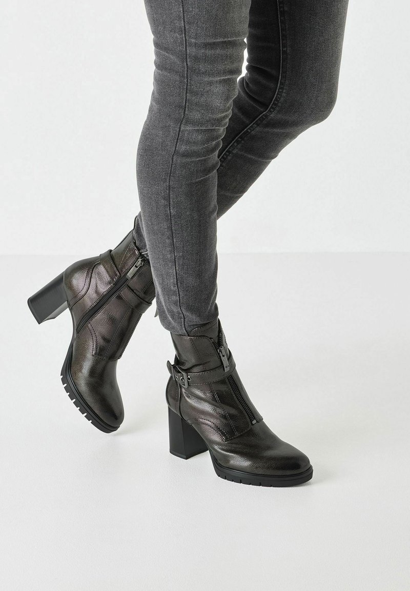 Tamaris Boots à talons - pewter