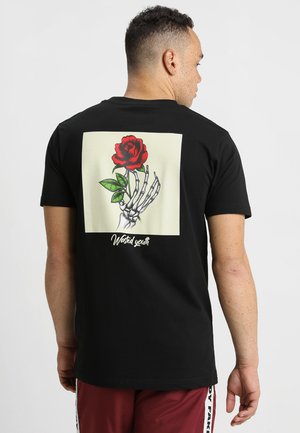 WASTED YOUTH TEE - Print T-shirt - black
