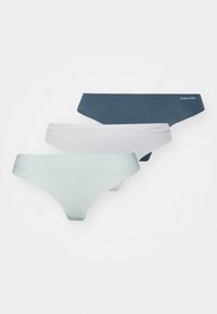THONG INVISIBLES 3 PACK - Tange - shark/wind chime/moonlight jade