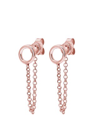 DAINTY CIRCLE STUD - Korvakorut - rosegold-coloured