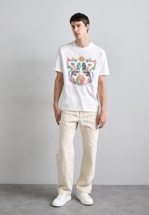 COMPACT THEATER CREST - T-shirt imprimé - optical white