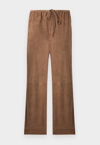 JOANNI - Pantaloni de piele - chocolate chip