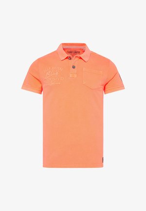 Camp David, MIT RÜCKEN-ARTWORK - Polo - speed orange