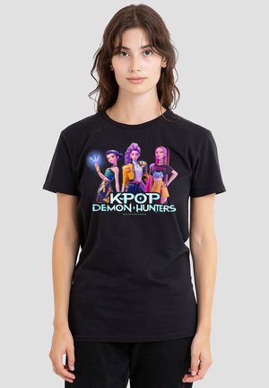 Print T-shirt - black