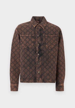 UNISEX - Veste en jean - dark brown