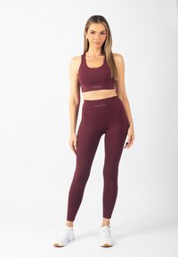 Carlheim Leggings - Byxor - burgundy