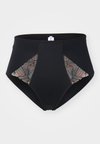 PULP TATTOO LOVE HIGH WAISTED FULL BRIEF - Σλιπ - black/golden beige