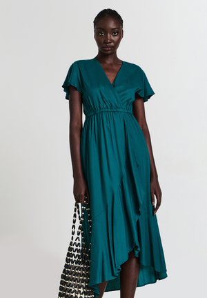 Calliope Day dress - verde petrolio