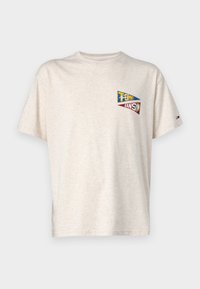 FLAG TIGER TEE - Marškinėliai su spaudiniu - oat