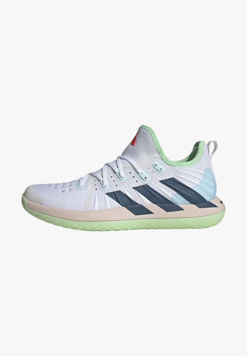 adidas Performance STABIL NEXT GENERAL - Volleyballschuh - cloud white preloved ink semi green spark