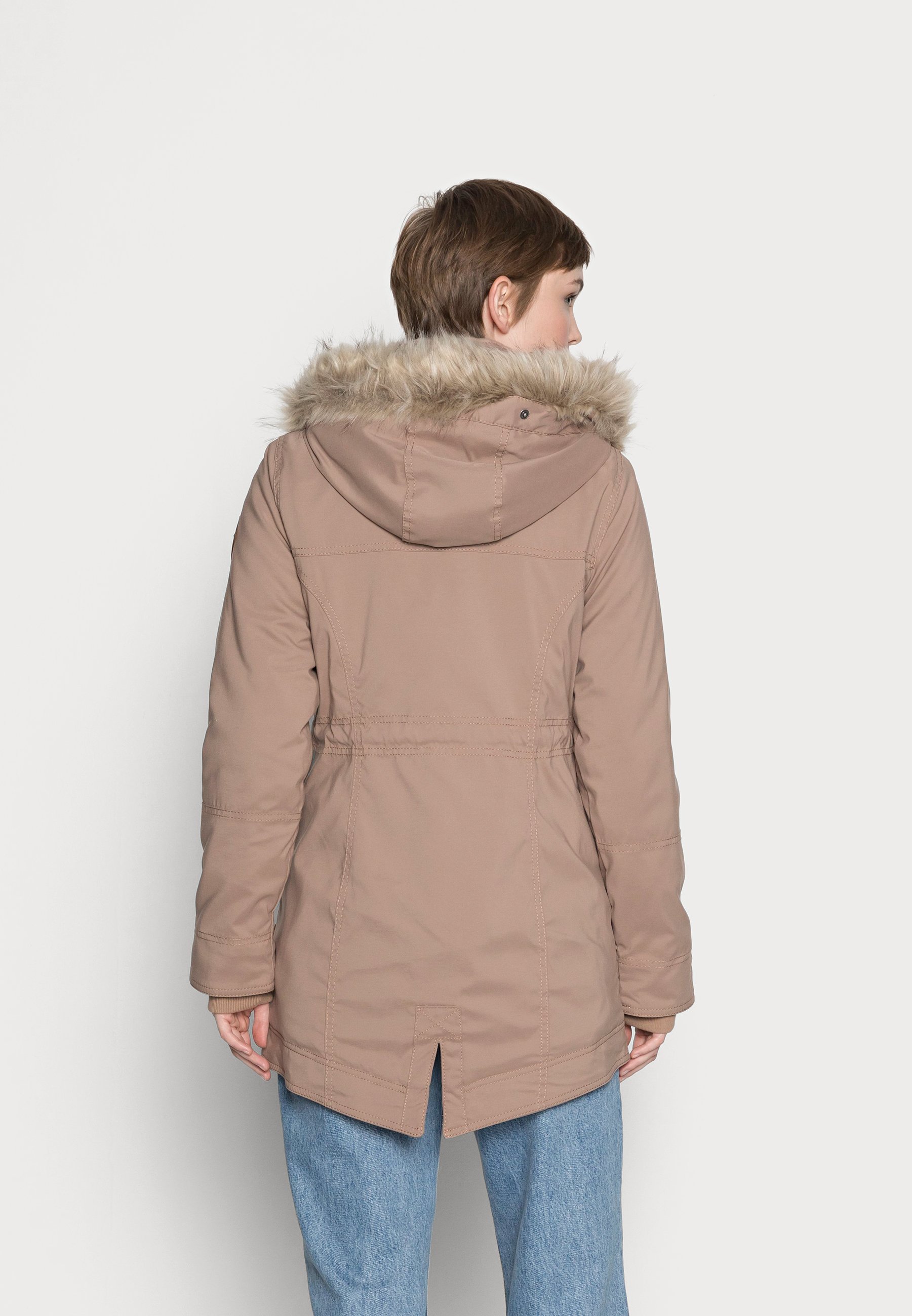 Hollister Co. LINED - Abrigo de invierno - ginger snap/amarillo - Zalando.es