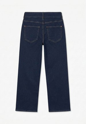 Vero Moda, WIDE-FIT JEANS VMRIVER-STRETCH MID RISE WIDE LEG FIT JEANS - Wide Leg - dark blue denim