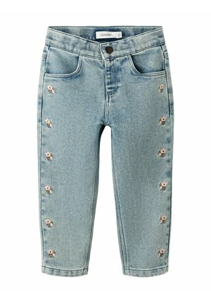Široke kavbojke - medium blue denim