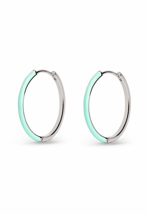 ARO L ENAMEL - Ohrringe - color plata y verde