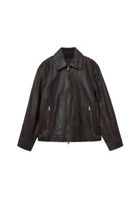 GARRISON - Leren jas - cognac brown