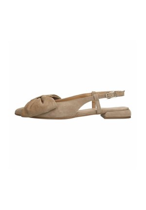 Slingback ballet pumps - beige