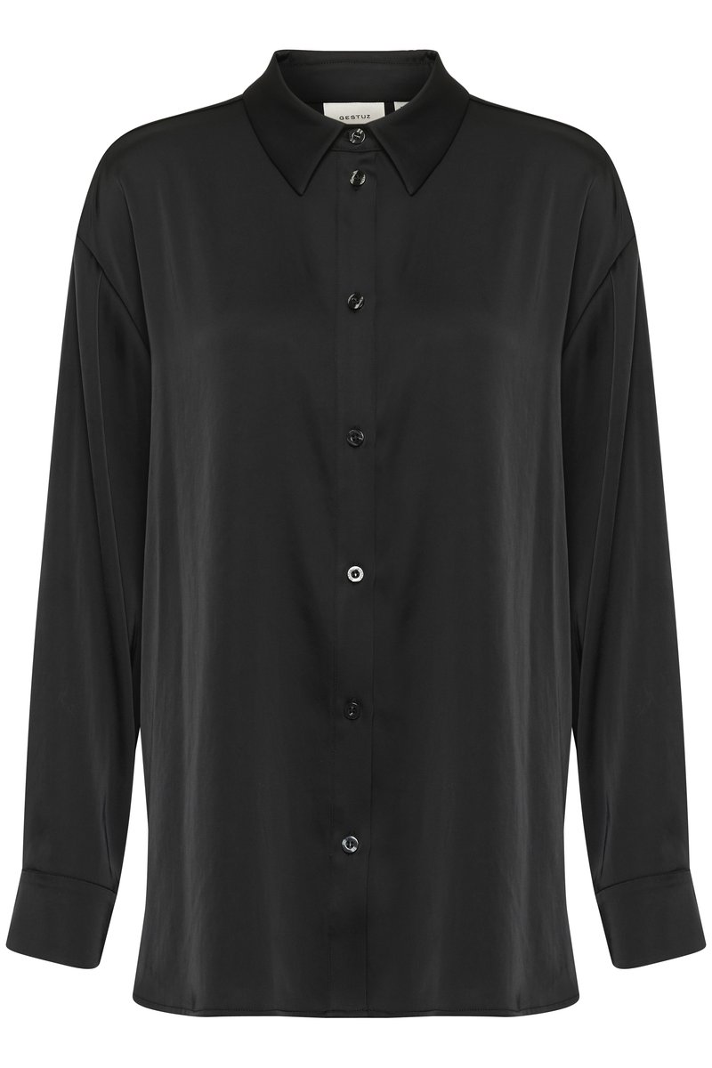 Gestuz Overhemdblouse zwart