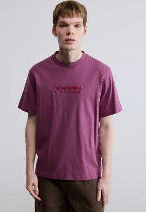 20S NY GRAPHIC - Nyomott mintás póló - pale purple