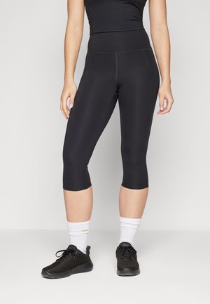 Girlfriend Collective LEGGING CAPRI - Pantalón 3/4 de deporte - black