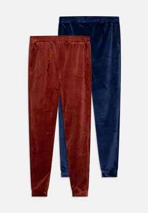 UNISEX 2 PACK - Pantalon de survêtement - dark blue/mauve