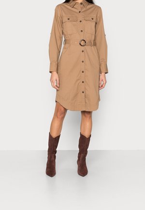 Jeansklänning - beige