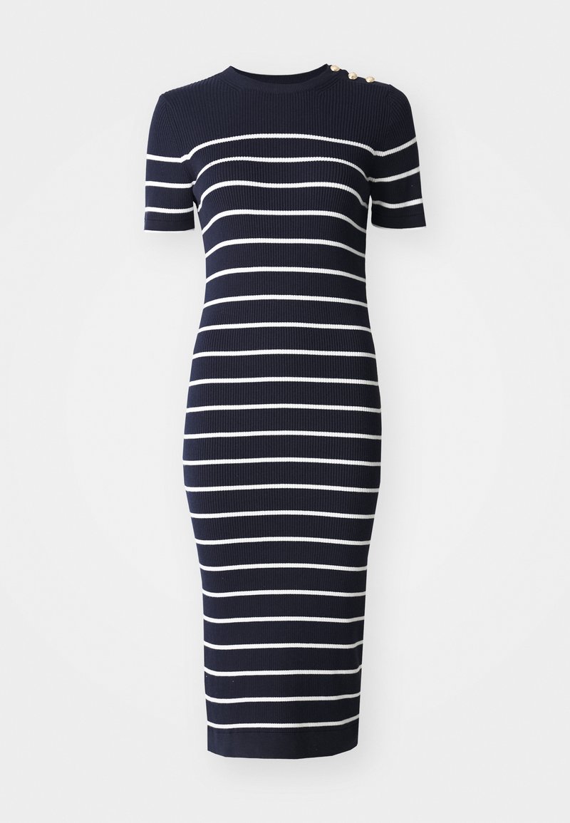 Gant Gebreide jurk donkerblauw