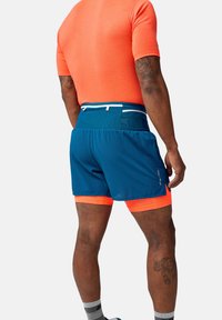 Brooks HIGH POINT 2.0 - Shorts 2 en 1 - deep sea flame