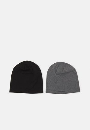 UNISEX 2 PACK - Beanie - black/grey