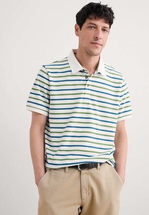 BALEFIRE STRIPE - Polo shirt - duet breton willow duet breton willow