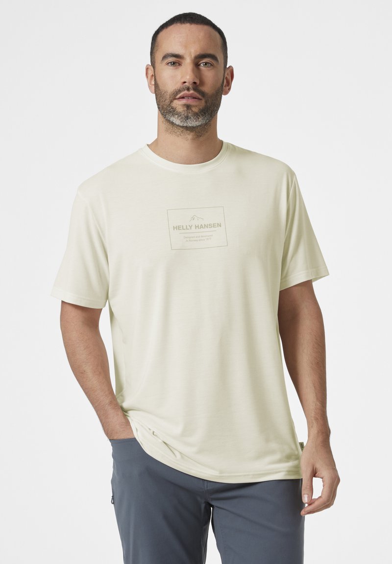 Helly Hansen SKOG GRAPHIC - Triko s potiskem - white