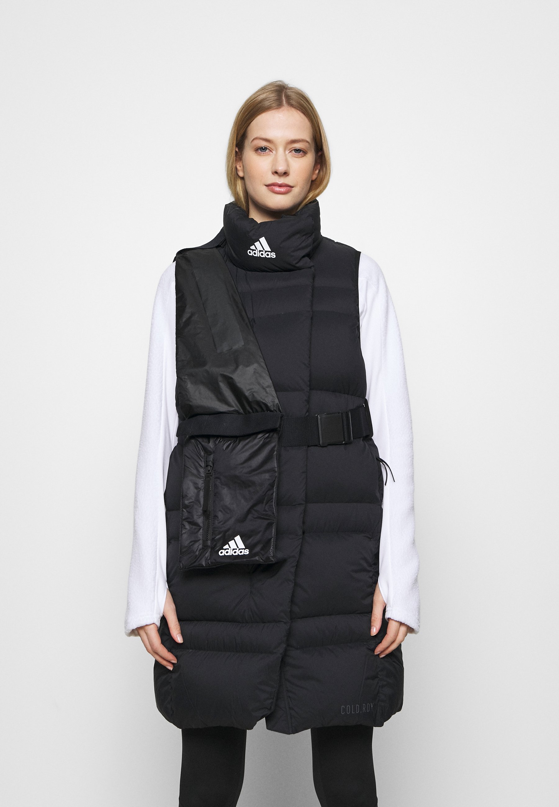 adidas Performance URBAN COLD.RDY OUTDOOR DOWN VEST - Waistcoat - black -  Zalando.ie