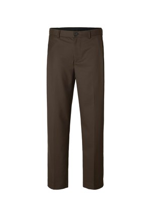 Selected, TROUSERS REGULAR FIT - Trousers - demitasse