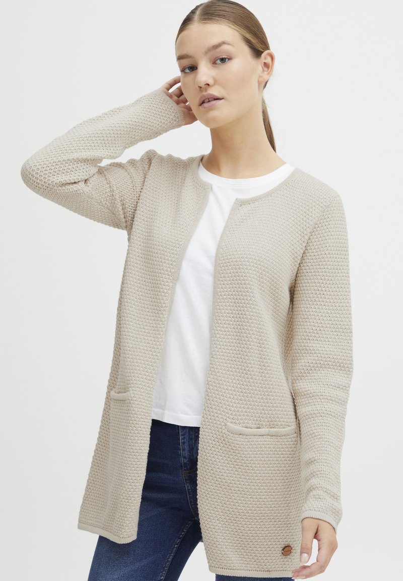 Oxmo - OXHILDA - Strickjacke - Cardigan - oatmeal, Ingrandire