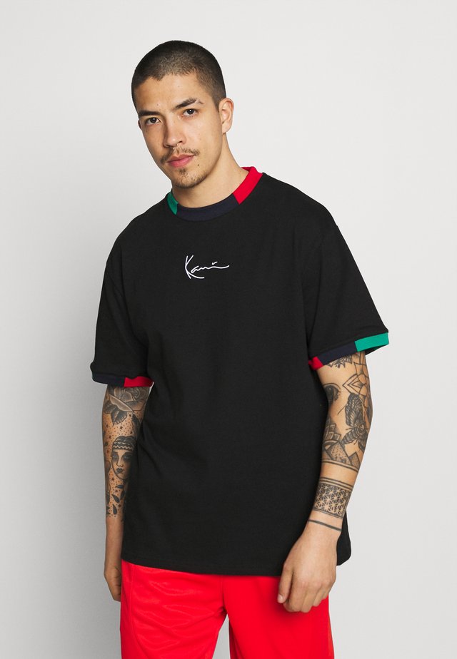 SMALL SIGNATURE TEE UNISEX - Print T-shirt - black