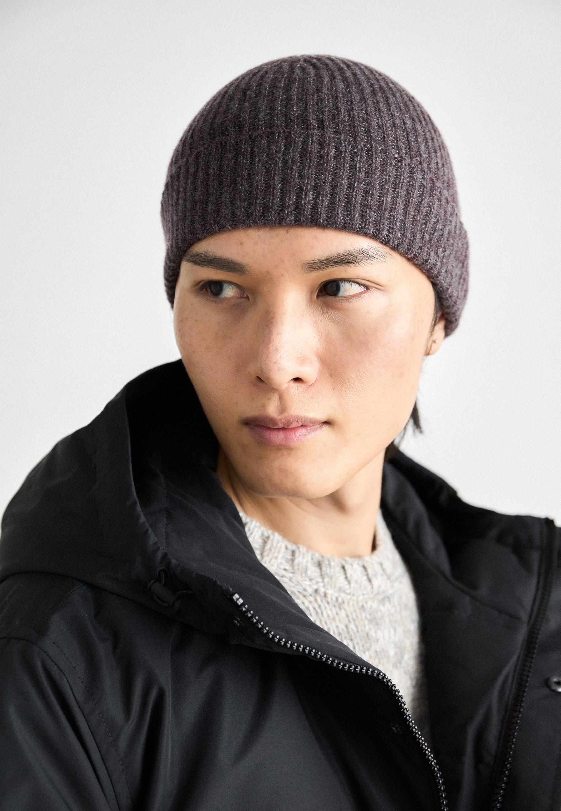 Johnstons of Elgin BEANIE UNISEX - Beanie - dark russet marl/light