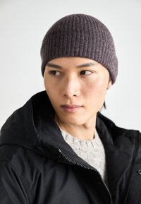 BEANIE UNISEX - Čepice - dark russet marl