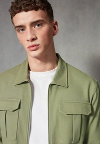Next PREMIUM ZIP - REGULAR FIT - Cowboyjakker - khaki green