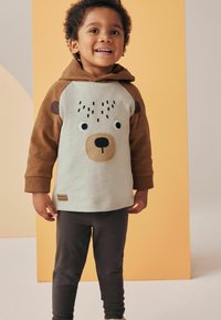 Next SET REGULAR FIT - Mikina - brown bear