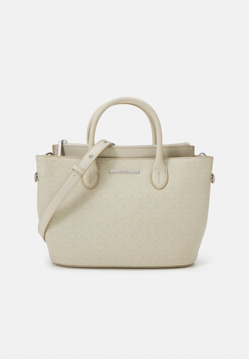 Calvin Klein DAILY DRESSED TOTE MONO Handbag stoney beige/beige